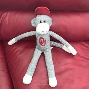 stuffed animal- OU Monkey